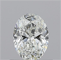 Natural Diamond 0.50 Carats, Oval with  Cut, F Color, VS2 Clarity and Certified by GIA