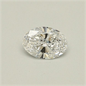 Natural Diamond 0.34 Carats, Oval with  Cut, D Color, SI1 Clarity and Certified by GIA