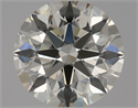 Natural Diamond 0.70 Carats, Round with Excellent Cut, L Color, VVS2 Clarity and Certified by GIA