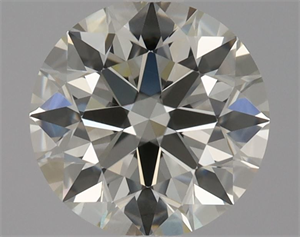 Picture of Natural Diamond 0.70 Carats, Round with Excellent Cut, L Color, VVS2 Clarity and Certified by GIA