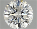 Natural Diamond 0.70 Carats, Round with Very Good Cut, G Color, SI2 Clarity and Certified by GIA