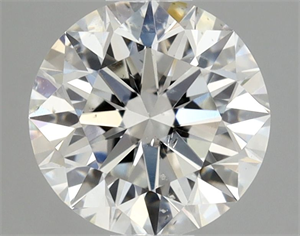 Picture of Natural Diamond 0.70 Carats, Round with Very Good Cut, G Color, SI2 Clarity and Certified by GIA
