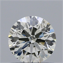 Natural Diamond 0.72 Carats, Round with Excellent Cut, I Color, SI2 Clarity and Certified by IGI