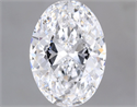Natural Diamond 2.70 Carats, Oval with  Cut, D Color, SI2 Clarity and Certified by GIA