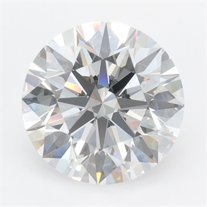 Picture of Lab Grown Diamond 3.36 Carats, Round with Ideal Cut, D Color, VVS1 Clarity and Certified by IGI