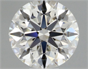 Diamante Natural 0.43 quilates, Redondo , Color H, claridad IF y certificado GIA