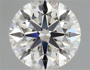 Foto Diamante Natural 0.43 quilates, Redondo , Color H, claridad IF y certificado GIA de