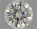 Natural Diamond 0.75 Carats, Round with Excellent Cut, J Color, VVS2 Clarity and Certified by IGI