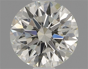 Picture of Natural Diamond 0.75 Carats, Round with Excellent Cut, J Color, VVS2 Clarity and Certified by IGI