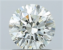 Natural Diamond 1.00 Carats, Round with Excellent Cut, I Color, VVS1 Clarity and Certified by IGI