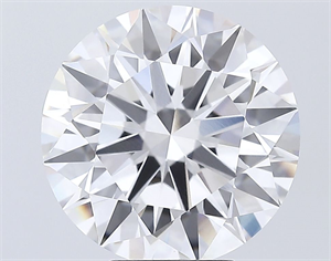 Picture of Lab Grown Diamond 6.64 Carats, Round with Ideal Cut, E Color, VVS2 Clarity and Certified by IGI
