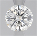 Natural Diamond 0.70 Carats, Round with Excellent Cut, J Color, SI1 Clarity and Certified by GIA
