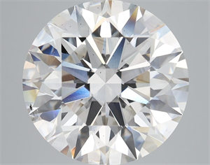 Picture of Lab Grown Diamond 7.01 Carats, Round with Ideal Cut, G Color, SI1 Clarity and Certified by IGI