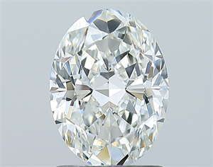 Picture of Natural Diamond 1.50 Carats, Oval with  Cut, H Color, VS1 Clarity and Certified by GIA