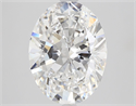 Natural Diamond 3.02 Carats, Oval with  Cut, E Color, VVS1 Clarity and Certified by GIA