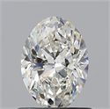 Diamante Natural 0.71 quilates, Ovalado , Color I, claridad VVS2 y certificado GIA