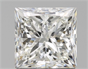 Natural Diamond 1.51 Carats, Princess with  Cut, I Color, VVS2 Clarity and Certified by GIA