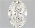 Natural Diamond 3.02 Carats, Oval with  Cut, H Color, SI2 Clarity and Certified by IGI