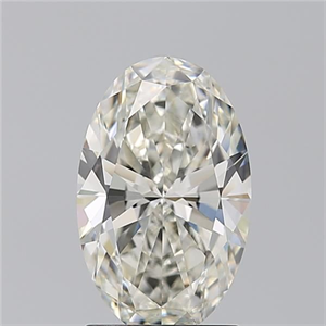 Picture of Natural Diamond 1.50 Carats, Oval with  Cut, J Color, VS2 Clarity and Certified by GIA