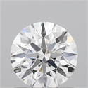 Lab Grown Diamond 0.80 Carats, Round with Ideal Cut, D Color, VS2 Clarity and Certified by IGI