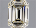 Natural Diamond 2.91 Carats, Emerald with  Cut, L Color, VVS2 Clarity and Certified by HRD