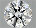 Del inventario de diamantes de laboratorio, 1.55 quilates, Redondo , Color F, claridad VS1 y certificado IGI