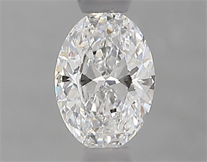 Picture of Natural Diamond 0.51 Carats, Oval with  Cut, D Color, VS2 Clarity and Certified by GIA