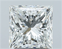 Diamante Natural 1.51 quilates, Princesa , Color G, claridad VVS1 y certificado GIA
