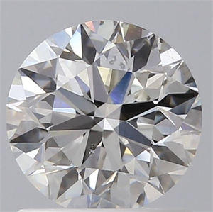 Picture of Natural Diamond 0.90 Carats, Round with Very Good Cut, G Color, SI1 Clarity and Certified by GIA