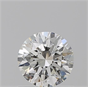 Natural Diamond 0.73 Carats, Round with Excellent Cut, I Color, VVS2 Clarity and Certified by GIA