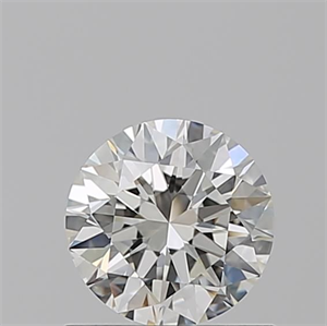 Picture of Natural Diamond 0.73 Carats, Round with Excellent Cut, I Color, VVS2 Clarity and Certified by GIA