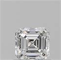 Natural Diamond 0.70 Carats, Asscher with  Cut, F Color, VS1 Clarity and Certified by GIA