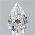 Diamante Natural 0.55 quilates, De pera , Color D, claridad VVS1 y certificado GIA