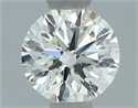 Natural Diamond 0.50 Carats, Round with Excellent Cut, H Color, VS1 Clarity and Certified by IGI