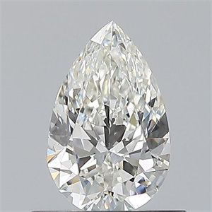 Picture of Natural Diamond 0.56 Carats, Pear with  Cut, G Color, VS1 Clarity and Certified by GIA
