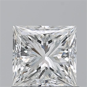 Picture of Natural Diamond 0.90 Carats, Princess with  Cut, G Color, VS2 Clarity and Certified by GIA