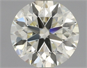 Natural Diamond 0.80 Carats, Round with Excellent Cut, N Color, VS2 Clarity and Certified by GIA