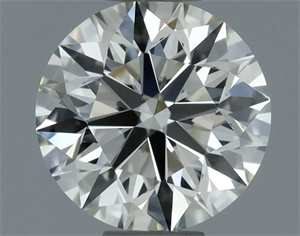 Picture of Natural Diamond 0.71 Carats, Round with Excellent Cut, J Color, IF Clarity and Certified by IGI