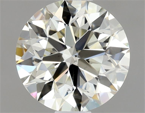 Foto Diamante Natural 0.80 quilates, Redondo , Color L, claridad SI1 y certificado GIA de