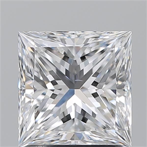 Foto Diamante Natural 1.71 quilates, Princesa , Color D, claridad VS2 y certificado GIA de
