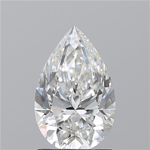 Picture of Natural Diamond 1.50 Carats, Pear with  Cut, G Color, VVS1 Clarity and Certified by GIA