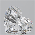 Natural Diamond 1.56 Carats, Heart with  Cut, F Color, VVS2 Clarity and Certified by GIA