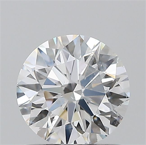 Picture of Natural Diamond 0.80 Carats, Round with Excellent Cut, D Color, SI2 Clarity and Certified by GIA