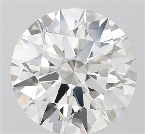 Picture of Lab Grown Diamond 4.01 Carats, Round with Ideal Cut, G Color, VVS1 Clarity and Certified by IGI