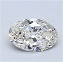 Natural Diamond 3.01 Carats, Oval with  Cut, I Color, VVS2 Clarity and Certified by GIA