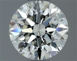 Picture of Natural Diamond 0.70 Carats, Round with Excellent Cut, H Color, VVS2 Clarity and Certified by IGI