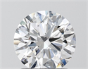 Lab Grown Diamond 1.51 Carats, Round with Ideal Cut, D Color, VVS2 Clarity and Certified by IGI