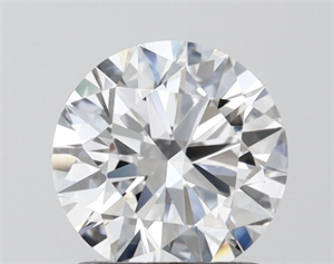 Picture of Lab Grown Diamond 1.51 Carats, Round with Ideal Cut, D Color, VVS2 Clarity and Certified by IGI