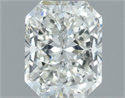Natural Diamond 1.00 Carats, Radiant with  Cut, I Color, VVS2 Clarity and Certified by GIA