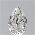 Natural Diamond 1.70 Carats, Pear with  Cut, H Color, VVS2 Clarity and Certified by GIA
